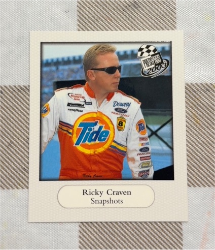 2003 Press Pass Snapshots #SS5 Ricky Craven — front