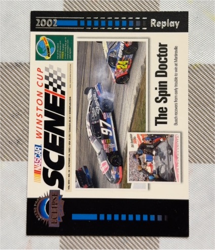 2003 Press Pass Eclipse NASCAR Scene #42 Kurt Busch — front