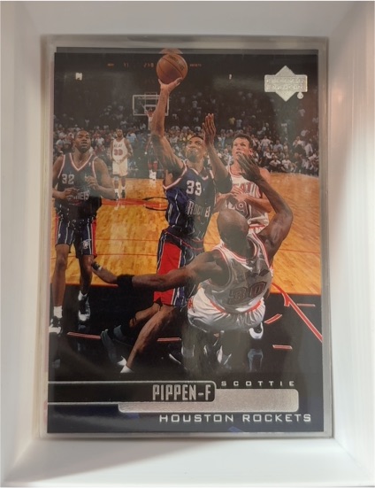 1999-00 Upper Deck #44 Scottie Pippen Houston Rockets — front