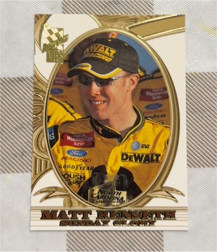 2002 Press Pass VIP #20 Matt Kenseth Sunday Glory DeWalt Racing — front