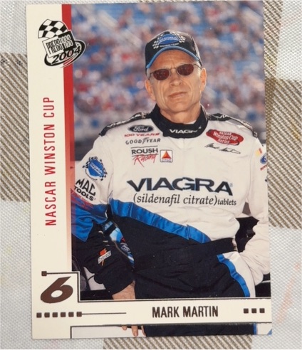2004 Press Pass #19 Mark Martin — front