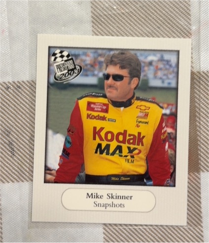 2003 Press Pass Snapshots #22 Mike Skinner — front