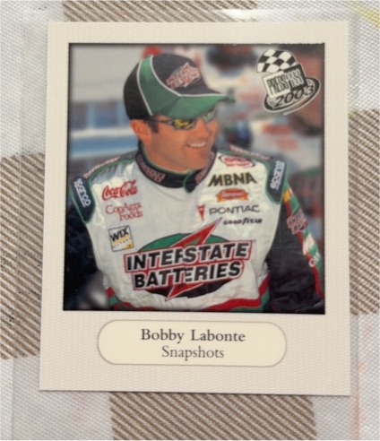 2003 Press Pass Snapshots #SS13 Bobby Labonte — front