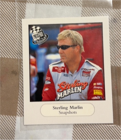 2003 Press Pass Snapshots #SS15 Sterling Marlin — front