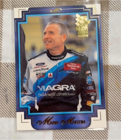 2002 Press Pass VIP #4 Mark Martin — front