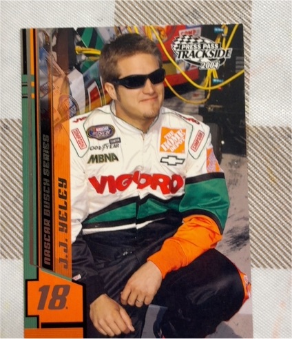 2004 Press Pass Trackside #36 J.J. Yeley — front