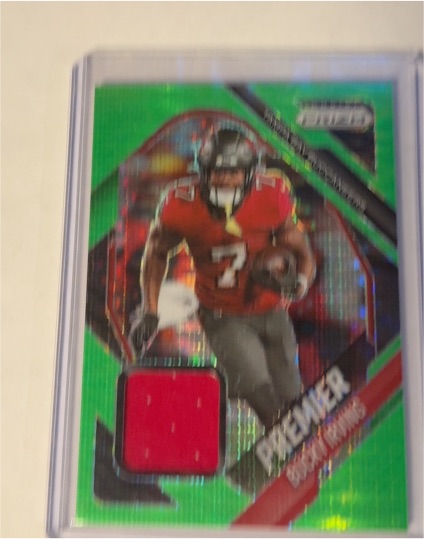 2025 Panini Prizm Premier Jerseys #PJY-BIG Bucky Irving — front