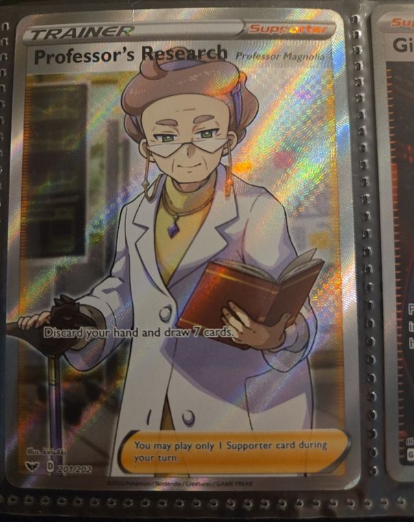 2020 Pokémon Sword & Shield #201 Professor's Research Professor Magnolia — front