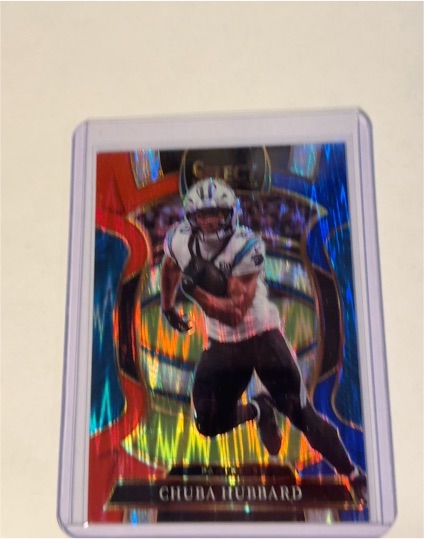 2025 Panini Select #43 Chuba Hubbard — front