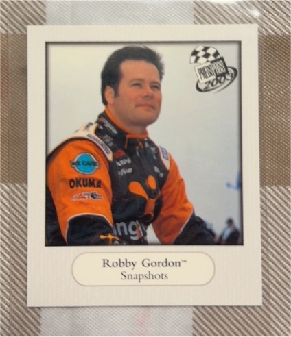 2003 Press Pass Snapshots #SS26 Robby Gordon — front