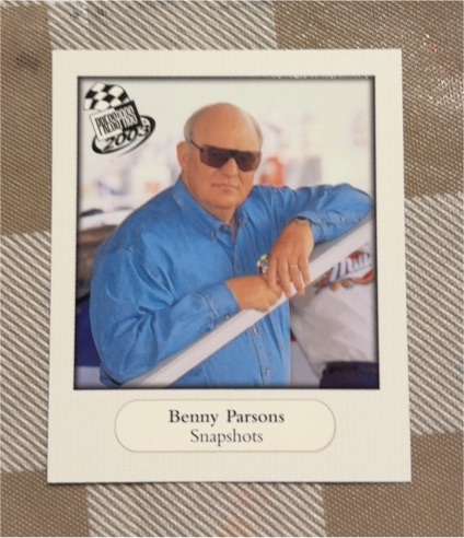 2003 Press Pass #SS32 Benny Parsons Snapshots — front