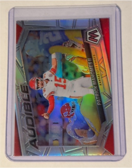 2023 Panini Mosaic #AS-PM Patrick Mahomes II Audible Silver Prizm — front