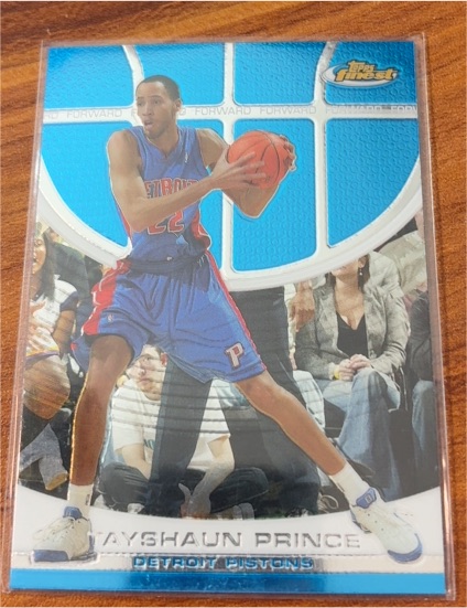 2005-06 Topps Finest #36 Tayshaun Prince — front