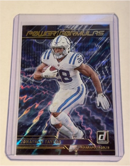 2021 Donruss Power Formulas #PF7 Jonathan Taylor — front