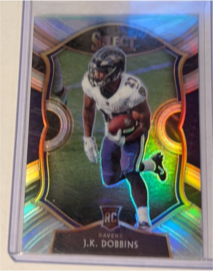 2020 Panini Select #52 J.K. Dobbins — front