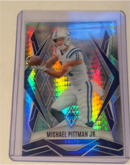 2025 Panini Phoenix #127 Michael Pittman Jr. Silver — front