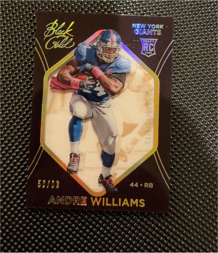 2014 Panini Black Gold #44 Andre Williams — front