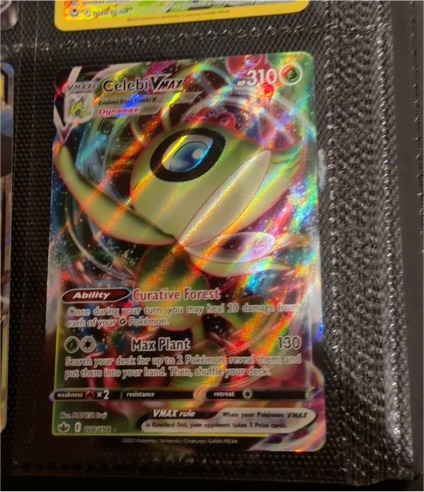 2021 Pokémon TCG Chilling Reign #008 Celebi VMAX — front
