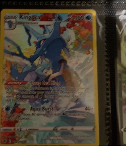 2022 Pokémon Kingdra TG03/TG30 Astral Radiance Trainer Gallery Holo — front