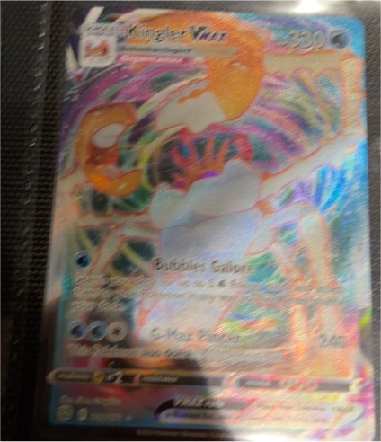 2022 Pokémon TCG Brilliant Stars #029 Kingler VMAX — front