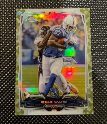 2014 Topps Chrome #14 Reggie Wayne — front