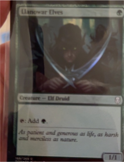 2015 Magic: The Gathering #168 Llanowar Elves — front