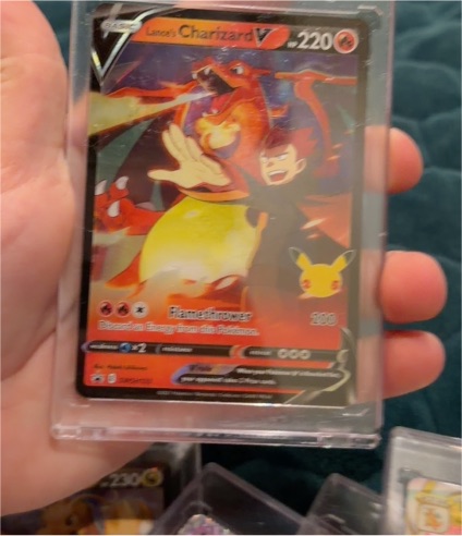 2021 Pokémon Celebrations #SWSH133 Lance's Charizard V — front