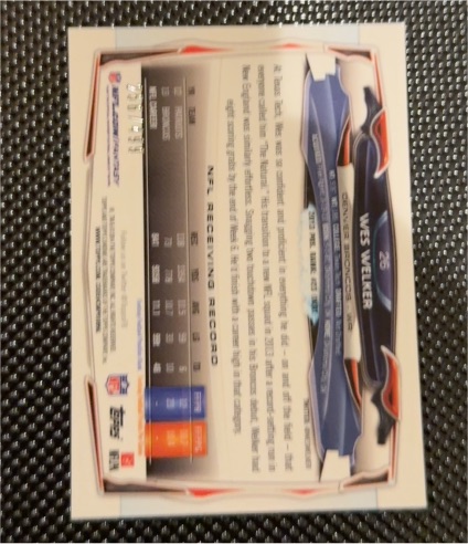 2014 Topps Football Fantasy Strategies #FFS-WW Wes Welker — front