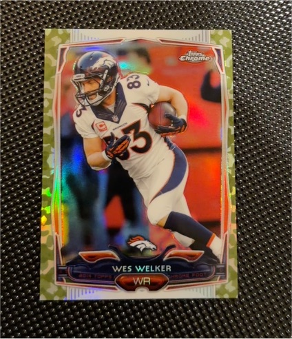 2014 Topps Chrome #26 Wes Welker — front