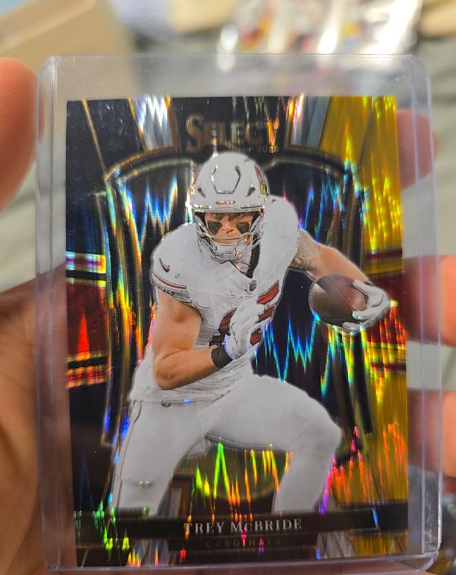 2025 Panini Select #124 Trey McBride Premier Level — front