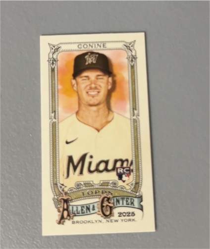 2025 Topps Allen & Ginter Mini #236 Griffin Conine — front