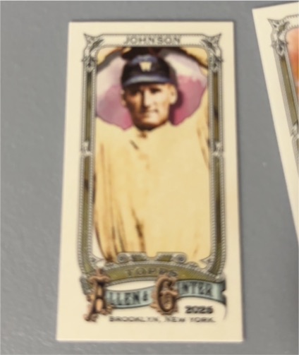 2025 Topps Allen & Ginter #332 Walter Johnson — front