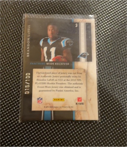 2010 Panini Rookies & Stars Studio Rookies #24 Brandon LaFell — front