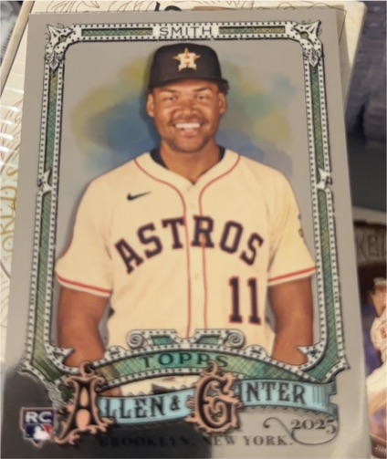 2025 Topps Allen & Ginter #189 Cam Smith — front