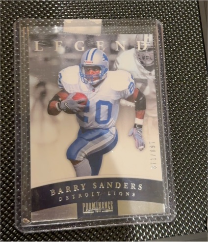 2012 Panini Prominence Legend #102 Barry Sanders — front