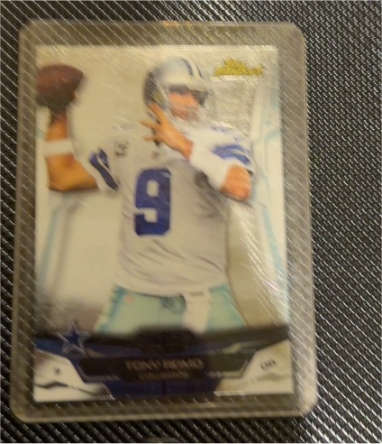 2014 Topps Finest Football #57 Tony Romo — front