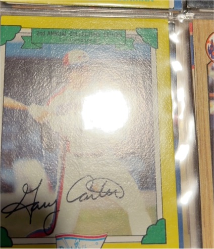 1982 Kellogg's 3-D Super Stars #24 Gary Carter — front