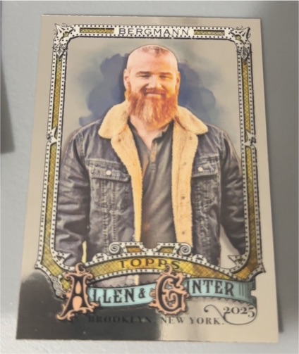 2025 Topps Allen & Ginter #261 Wes Bergmann — front