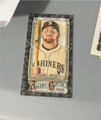 2025 Topps Allen & Ginter #112 Tyler Locklear Mini — front