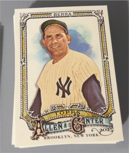 2025 Topps Allen & Ginter #339 Yogi Berra — front