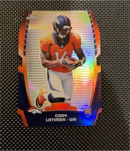 2014 Topps Chrome #CRDC-CL Cody Latimer Rookie Die Cuts — front