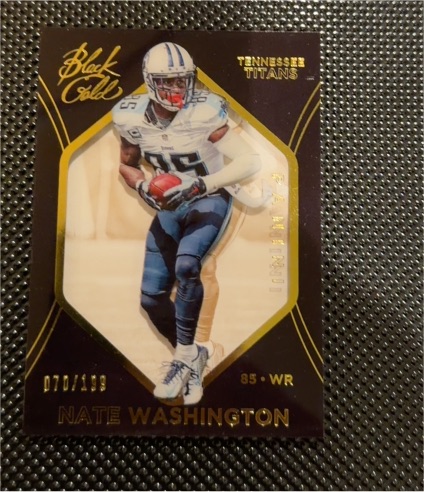 2014 Panini Black Gold #49 Nate Washington — front