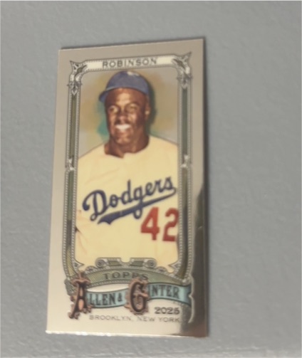 2025 Topps Allen & Ginter #31 Jackie Robinson — front
