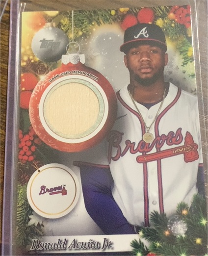 2025 Topps Holiday #PR-RA Ronald Acuña Jr. — front
