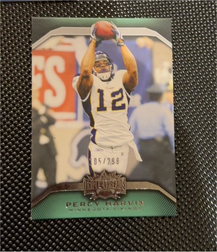 2010 Topps Triple Threads #46 Percy Harvin — front