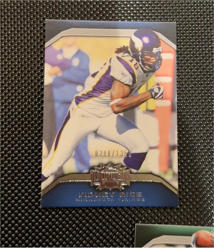 2010 Topps Triple Threads #48 Sidney Rice — front