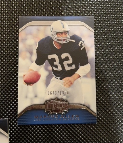 2010 Topps Triple Threads #92 Marcus Allen — front