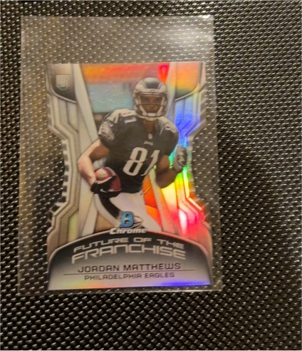 2014 Bowman Chrome #FF-JMA Jordan Matthews Future of the Franchise Die Cuts Mini — front