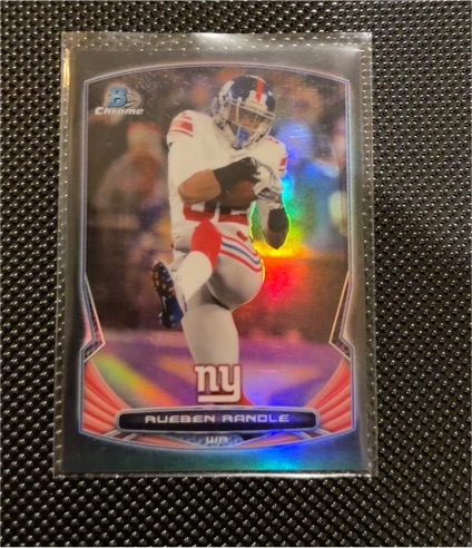 2014 Bowman Chrome #87 Rueben Randle — front