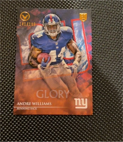 2014 Topps Valor #10 Andre Williams Rookie — front